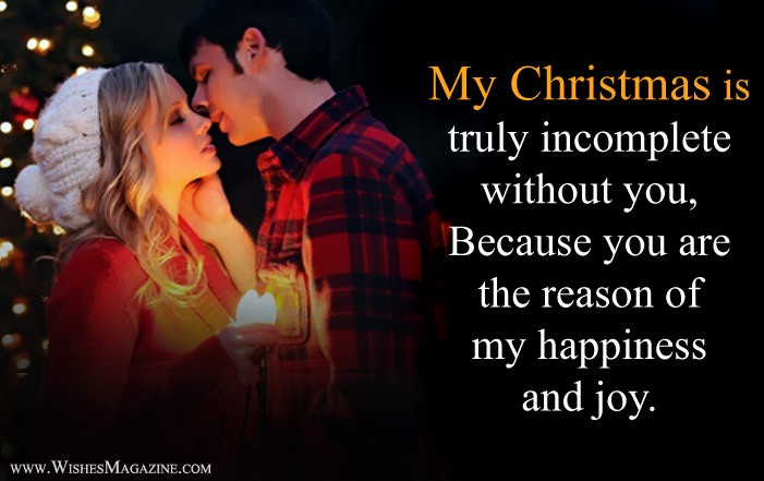 Romantic Christmas Wishes For Girlfriend Boyfriend