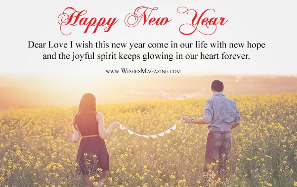 Happy New Year Wishes For Girlfriend Boyfriend