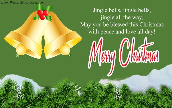 Merry Christmas greeting Cards Jingle Bells Christmas Card Ideas