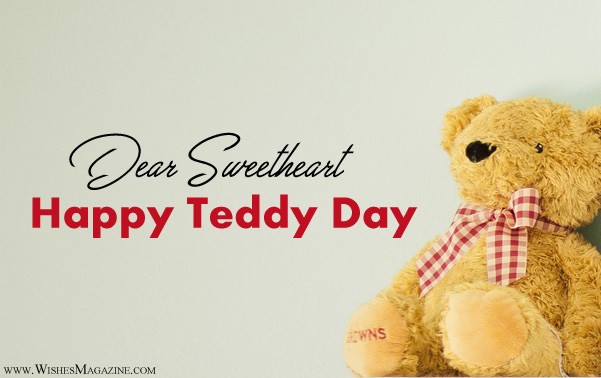 Happy Teddy Day Wishes For Husband Wife