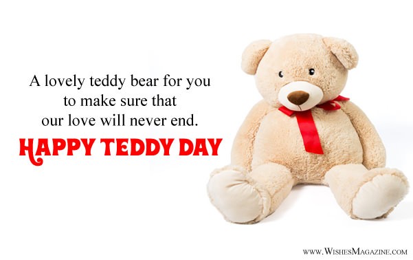 Happy Teddy Day Wishes Messages For Girlfriend Boyfriend