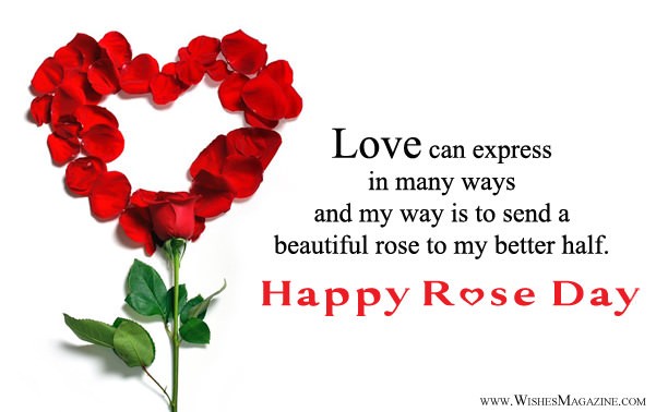Rose Day Wishes For Husband Wife