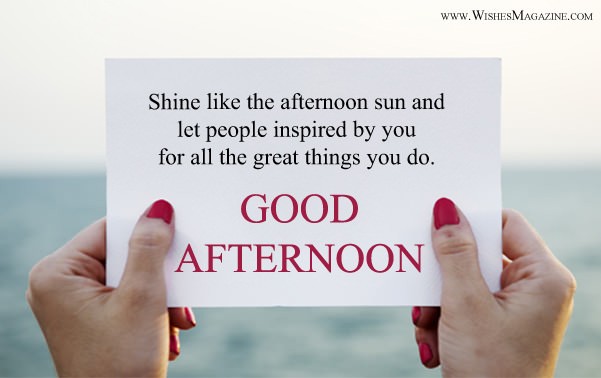 Latest Good Afternoon Wishes Messages