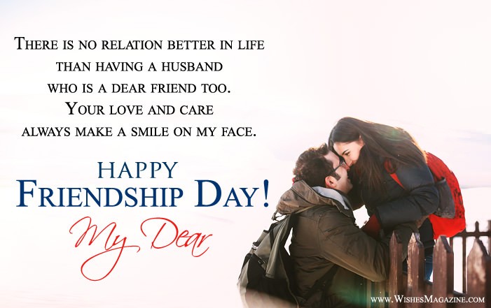 Friendship Day Wishes For Husband Wife