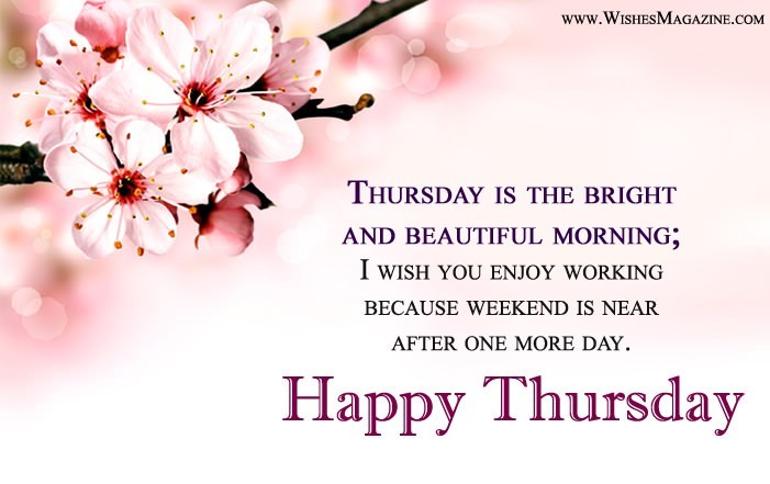 Happy Thursday Messages | Thursday Morning Wishes 