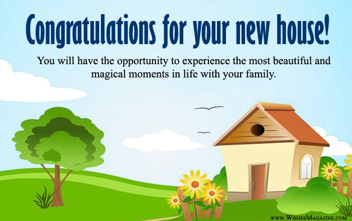 Congratulations Wishes Messages For New House