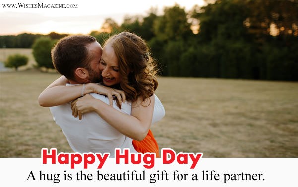 Happy Hug Day Wishes For Husband Wife