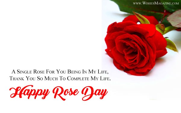 Happy Rose Day Card For Gf Bf With Sms