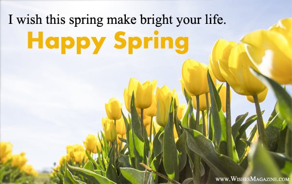 Happy Spring Wishes Messages
