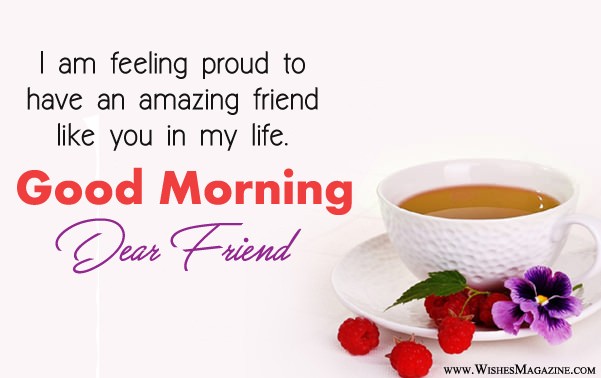 good morning wishes for friend text message