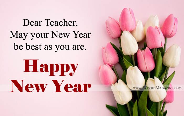 New Year Wishes Messages For Teacher With Image