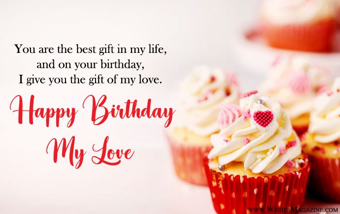 Romantic happy birthday wishes for girlfriend