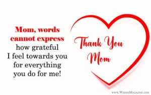 Thank You Mom Messages | Thank You Sms Messages For Mother