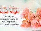 Good Night Wishes Messages For Mother