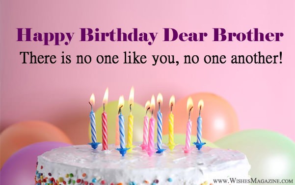 Happy Birthday Wishes Messages For Brother