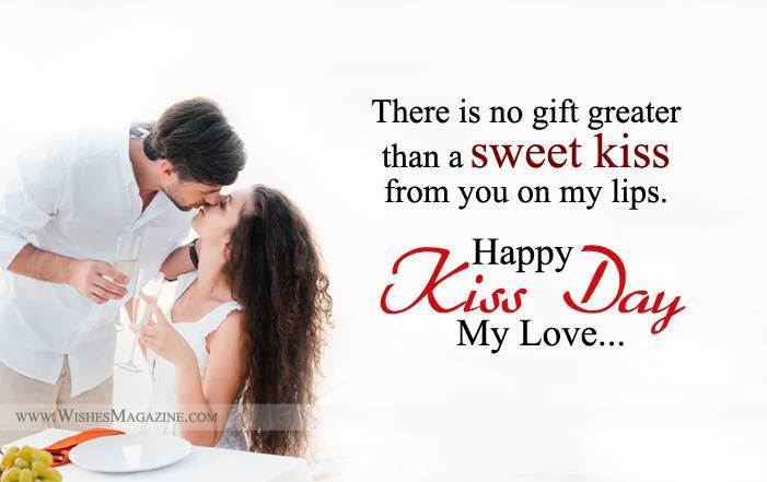 Kiss Day Messages For Husband Wife