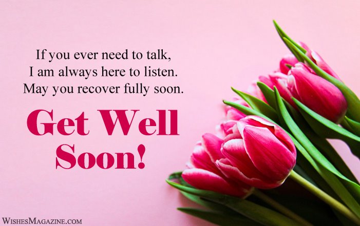 Get well soon Wishes For Cards | Quick Recovery Message