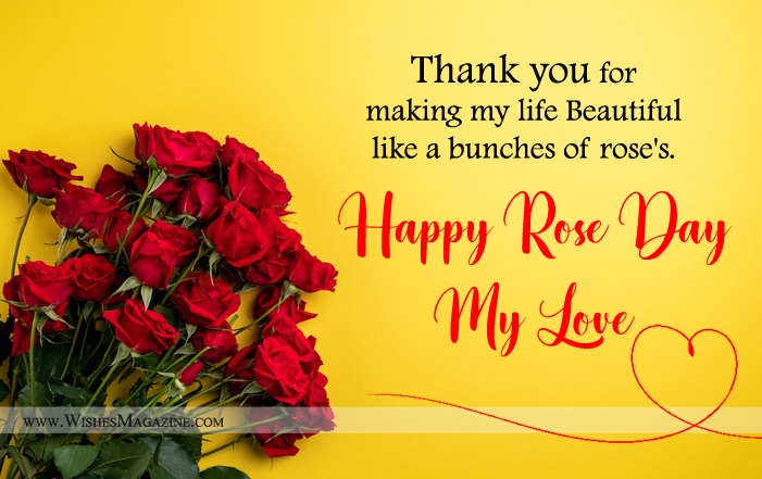 Happy Rose Day Wishes For Girlfriend Boyfriend