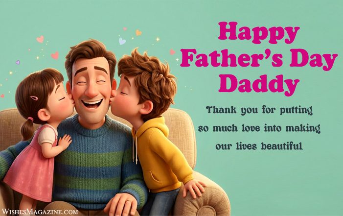 Heartfelt Father's Day Wishes from Son & Daughter