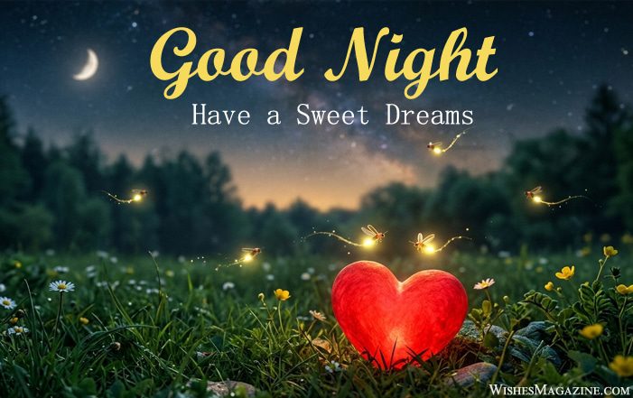 Heartfelt Good Night Image With Messages